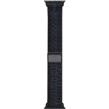 Smcase Apple Watch 6 40 mm Kordon Hasır Strap Kayış KRD91 Siyah