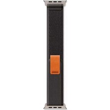 Smcase Apple Watch Se 2 2023 44MM Kordon Naylon Ayarlanabilir Krd 77 Turuncu