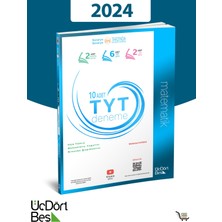ÜçDörtBeş Yayınları 345-2024 Model TYT 10'lu Matematik Denemesi