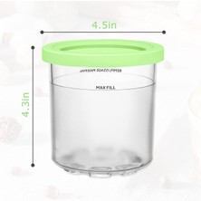 Sunshinee NC300, NC301 Vs NC299AMZ Serisi (4 Paket) ile Uyumlu Ninja Creami Için Yedek Pintler ve Kapaklar (Yurt Dışından)