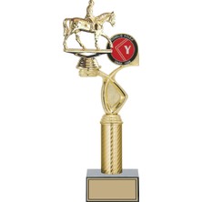 Odak Kupa - Figürlü Kupalar - At / Binici Figürlü Kupalar FG-015 B - 36 cm