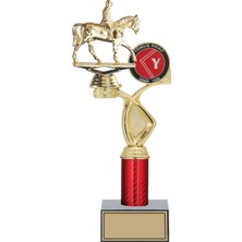 Odak Kupa - Figürlü Kupalar - At / Binici Figürlü Kupalar FG-016 C - 34 cm