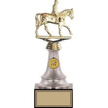 Odak Kupa - Figürlü Kupalar - At / Binici Figürlü Kupalar FG-010 A - 27 cm