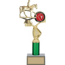 Odak Kupa - Figürlü Kupalar - At / Binici Figürlü Kupalar FG-018 C - 34 cm