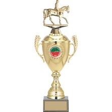 Odak Kupa - Figürlü Kupalar - At / Binici Figürlü Kupalar FG-080 C - 46 cm