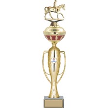 Odak Kupa - Figürlü Kupalar - At / Binici Figürlü Kupalar FG-073 A - 53 cm