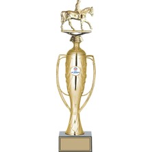 Odak Kupa - Figürlü Kupalar - At / Binici Figürlü Kupalar FG-026 A - 43 cm