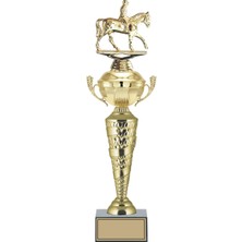 ODAK KUPA - Figürlü Kupalar - At / Binici Figürlü Kupalar FG-076 B - 49 cm