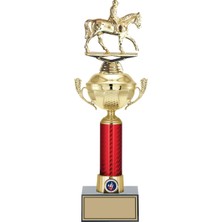 Odak Kupa - Figürlü Kupalar - At / Binici Figürlü Kupalar FG-054 B - 42 cm