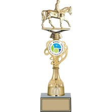 Odak Kupa - Figürlü Kupalar - At / Binici Figürlü Kupalar FG-033 C - 36 cm
