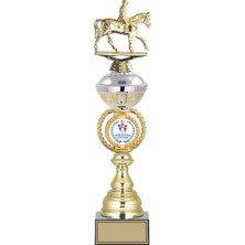 Odak Kupa - Figürlü Kupalar - At / Binici Figürlü Kupalar FG-066 B - 45 cm