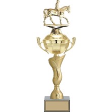 Odak Kupa - Figürlü Kupalar - At / Binici Figürlü Kupalar FG-070 A - 49 cm