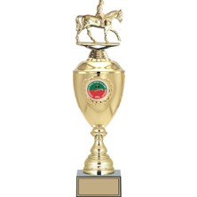 Odak Kupa - Figürlü Kupalar - At / Binici Figürlü Kupalar FG-079 C - 46 cm