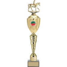 ODAK KUPA - Figürlü Kupalar - At / Binici Figürlü Kupalar FG-083 B - 63 cm