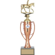 Odak Kupa - Figürlü Kupalar - At / Binici Figürlü Kupalar FG-025 C - 36 cm
