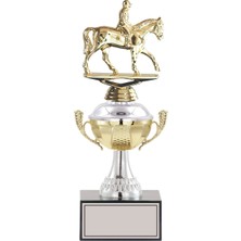 Odak Kupa - Figürlü Kupalar - At / Binici Figürlü Kupalar FG-046 C - 30 cm