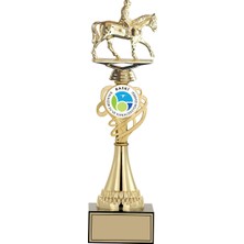 Odak Kupa - Figürlü Kupalar - At / Binici Figürlü Kupalar FG-034 A - 37 cm