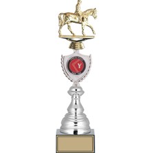 Odak Kupa - Figürlü Kupalar - At / Binici Figürlü Kupalar FG-035 B - 39 cm