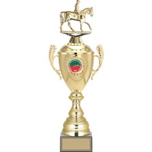 Odak Kupa - Figürlü Kupalar - At / Binici Figürlü Kupalar FG-080 A - 49 cm