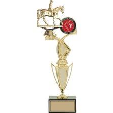 Odak Kupa - Figürlü Kupalar - At / Binici Figürlü Kupalar FG-043 C - 39 cm