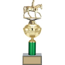 Odak Kupa - Figürlü Kupalar - At / Binici Figürlü Kupalar FG-049 C - 36 cm