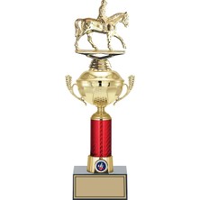 Odak Kupa - Figürlü Kupalar - At / Binici Figürlü Kupalar FG-054 C - 40 cm