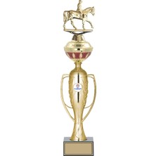 Odak Kupa - Figürlü Kupalar - At / Binici Figürlü Kupalar FG-073 B - 49 cm