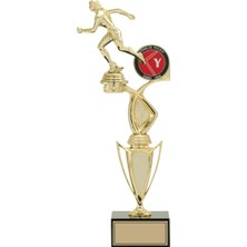 Odak Kupa - Figürlü Kupalar - Atletizm Kadın Figürlü Kupalar FG-043 C - 41 cm