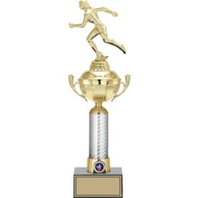 Odak Kupa - Figürlü Kupalar - Atletizm Kadın Figürlü Kupalar FG-058 B - 44 cm