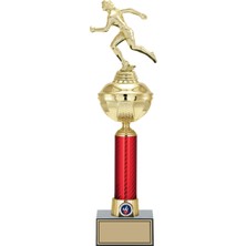 Odak Kupa - Figürlü Kupalar - Atletizm Kadın Figürlü Kupalar FG-053 A - 46 cm