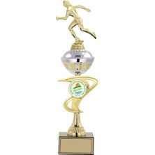 Odak Kupa - Figürlü Kupalar - Atletizm Kadın Figürlü Kupalar FG-065 C - 45 cm