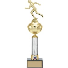 Odak Kupa - Figürlü Kupalar - Atletizm Kadın Figürlü Kupalar FG-057 A - 46 cm