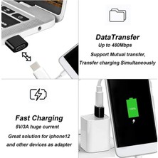 Favors USB To Type-C 3.0 Veri Aktarımı Otg Çevirici Usb'den Type-C'ye Dönüştürücü Adaptör Yüksek Hızlı