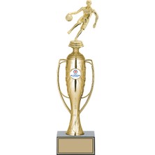 Odak Kupa - Figürlü Kupalar - Basketbol Kadın Figürlü Kupalar FG-026 C - 38 cm
