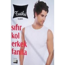 Güzel Kaman Tutku Siyah Sıfır Kol Erkek Fanila(L Numara )3 Adet Kaliteli Kullanışlı Uzun Ömürlü