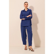 Bigdart 6593 Oversize Ikili Takım - Saks