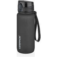 Uzspace 500ML-650ML-800ML-1000ML Klasik Soft-Touch Serisi Askılı Akıtmaz Tritan Su Matarası