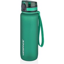 Uzspace 500ML-650ML-800ML-1000ML Klasik Soft-Touch Serisi Askılı Akıtmaz Tritan Su Matarası