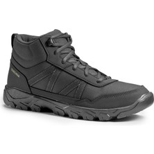 Decathlon Quechua Erkek Outdoor Ayakkabı - Gri / Bej - NH100 Mid