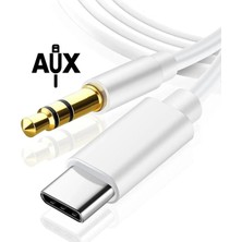 Favors Type-C To 3.5 mm Aux Audio Kablo Araç Içi Uyumlu Aux Kablosu Araç Içi Dönüştürücü