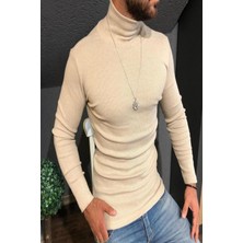 Qalina Life 2 Li Set Unisex Full Likralı Esnek Gramajlı Boğazlı Kazak