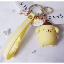 Piraye Gift Kawai Sanrio Pom Pom Purin Pon Ponlu Anahtralık