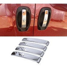 ZNZ Oto Aksesuar Fiat Doblo 2010 Sonrası Krom Kapı Kolu 4 Kapı P.çelik