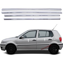ZNZ Oto Aksesuar Vw Polo Krom Cam Çıtası 4 Prç. 1994-2001 P. Çelik