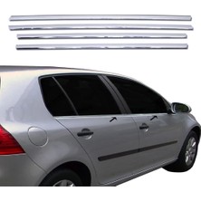 ZNZ Oto Aksesuar Vw Golf 5 Krom Cam Çıtası 4 Prç. 2004-2009 Arası Paslanmaz Çelik