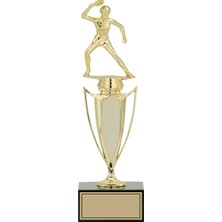 Odak Kupa - Figürlü Kupalar - Masa Tenisi Kadın Figürlü Kupalar FG-039 B - 32 cm