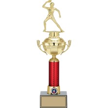 Odak Kupa - Figürlü Kupalar - Masa Tenisi Kadın Figürlü Kupalar FG-054 B - 42 cm