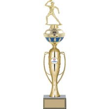 Odak Kupa - Figürlü Kupalar - Masa Tenisi Kadın Figürlü Kupalar FG-074 C - 47 cm
