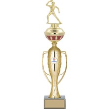 Odak Kupa - Figürlü Kupalar - Masa Tenisi Kadın Figürlü Kupalar FG-073 B - 49 cm