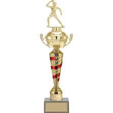 Odak Kupa - Figürlü Kupalar - Masa Tenisi Kadın Figürlü Kupalar FG-078 C - 48 cm